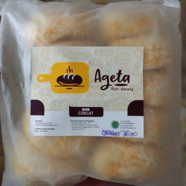 

Ageta roti goreng coklat