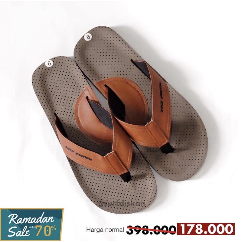 Sandal No Fear Bravo SS 9605 Brown Original Planet Surf