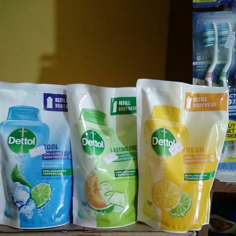 BODYWASH DETTOL CAIR 410ML/SABUN CAIR DETTOL