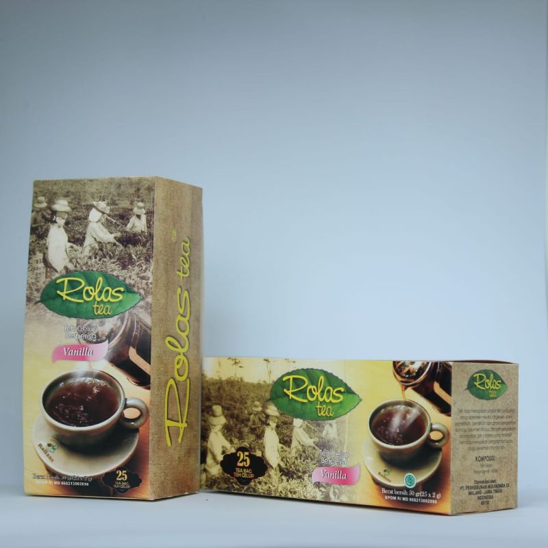 

Teh Vanila Celup Rolas 50 Gr, 25 bags