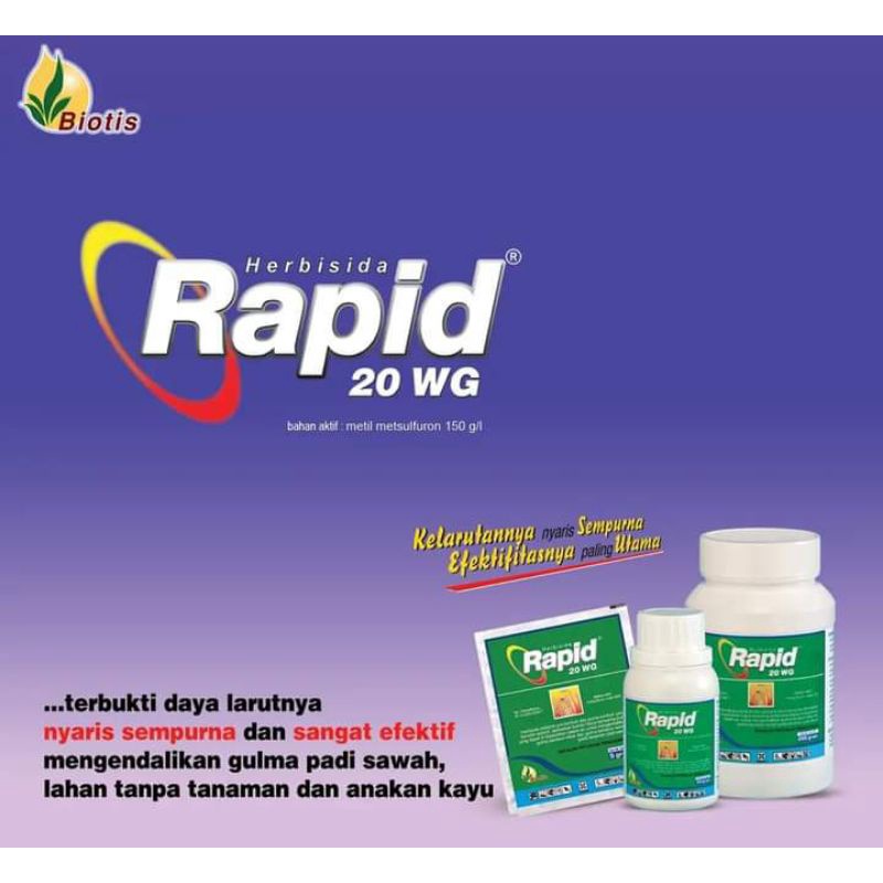 Herbisida RAPID 20 WG (kemasan 5 gram)