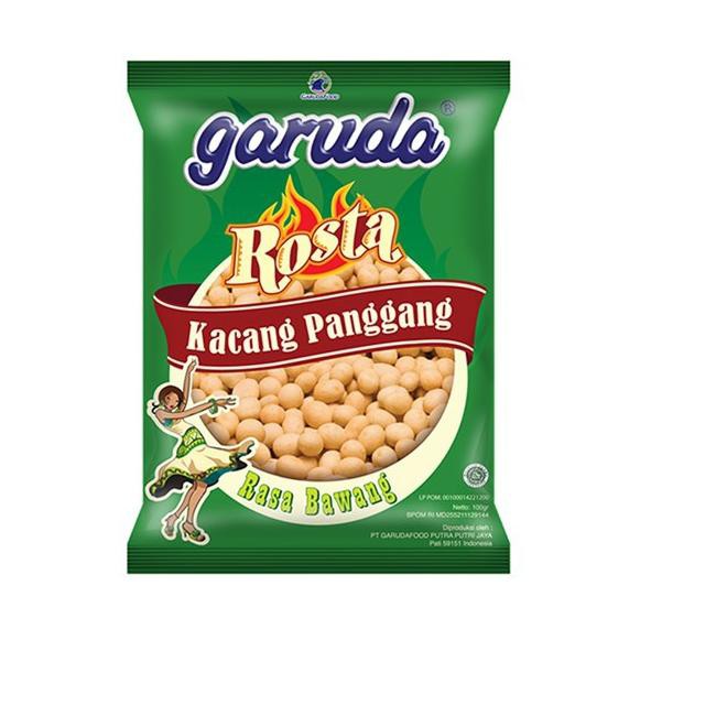 

【TERSEDIA & COD】 Garuda Rosta Kacang Panggang Rasa Bawang 100gr