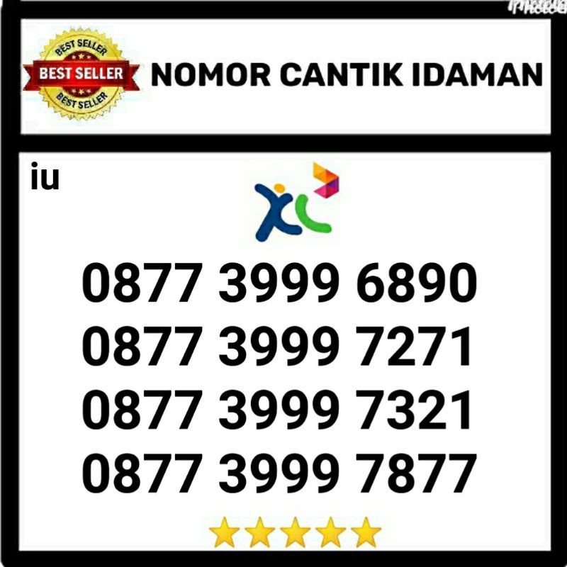 promo nomor cantik kartu xl 999 murah seri triple ibm11