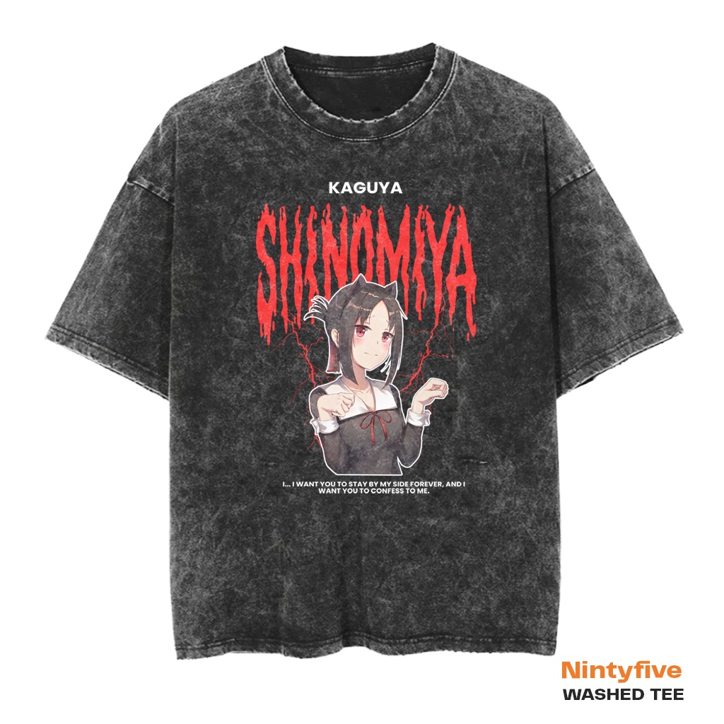 Baju Kaguya Shinomiya Anime Kaguya Sama Style Oversized Sandwash