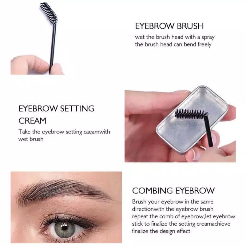 ❤️G.A.SHOP❤️ KISS BEAUTY EYEBROW POMED / KISS BEAUTY BROW STYLING SOAP