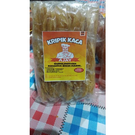 

Kripik Kaca AJay pedas Gurih isi 25pc 150gr