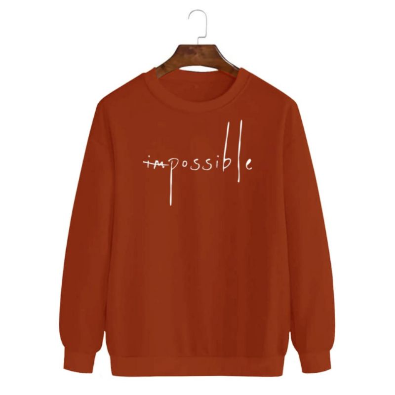 COD/DS/BAJU SWEATER IMPOSSIBLE (M-L)