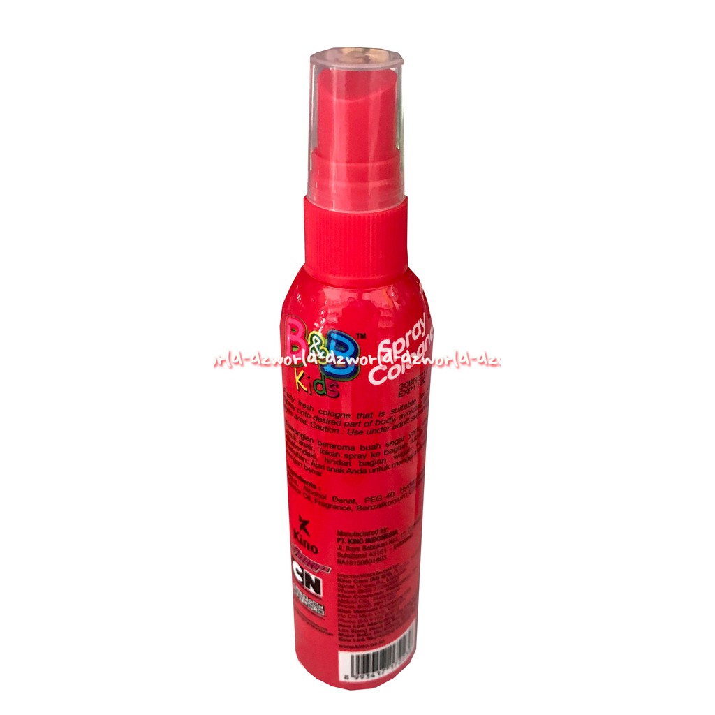 B&amp;B Kids Spray Cologne Colon Parfum Untuk Anak-anak Powerpuff 100ml