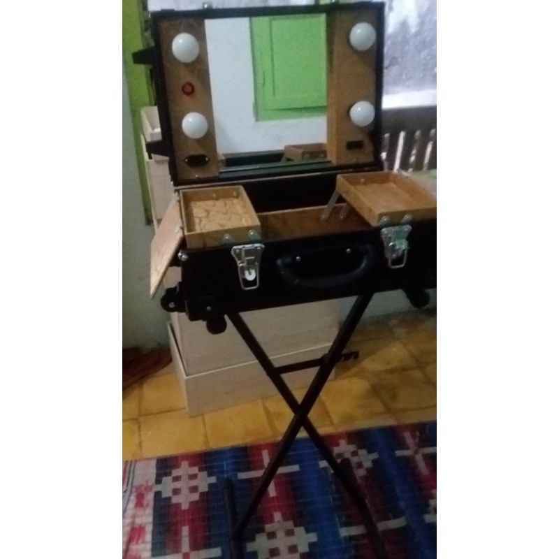 BEAUTYCASE/KOPER MAKE UP MINI FREE KAKI