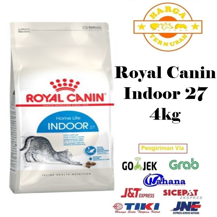 Royal Canin Indoor 27 4Kg - Makanan Kucing (Cat Food)