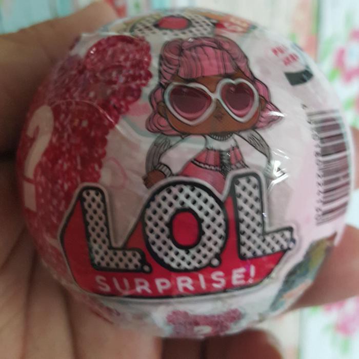 lol white glitter ball