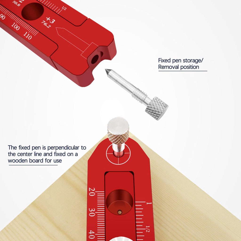 PINEAPPLE Alat Gambar Nanas Penanda Titik Tetap Dekorasi Desain Scribe Gauges Woodworking Compasses