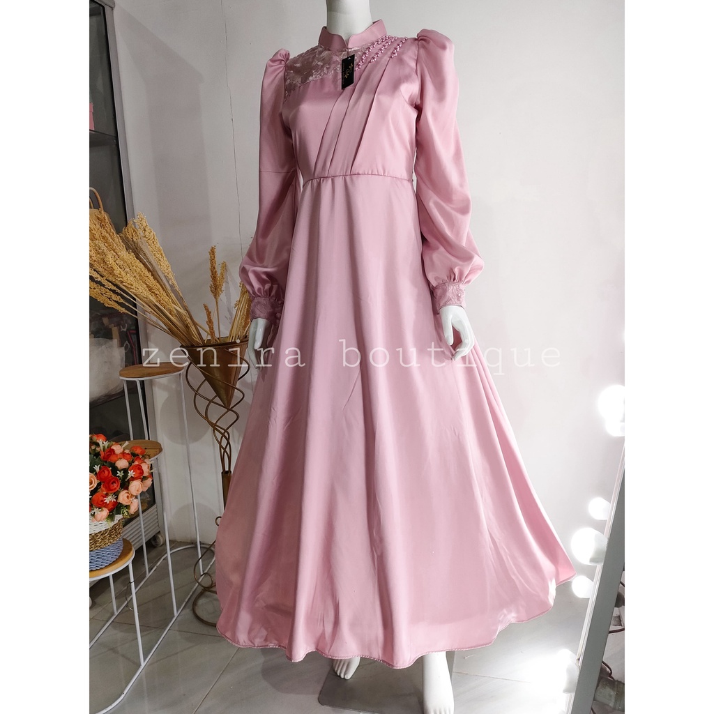 HAVANA DRESS draperi berpayet / baju pesta kondangan / lamaran couple / gaun wisuda