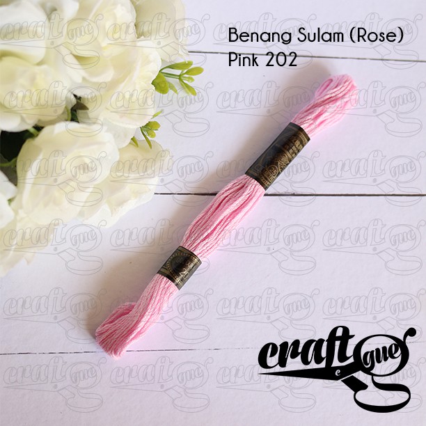 Benang Sulam (Rose) PINK-FUCHIA-MAROON