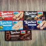 

Loacker Quadratini wafer biskuit IMPORT COKLAT CREMKAKAO / VANILA / KACANG / MILK/ DARK NOIR 175gr.