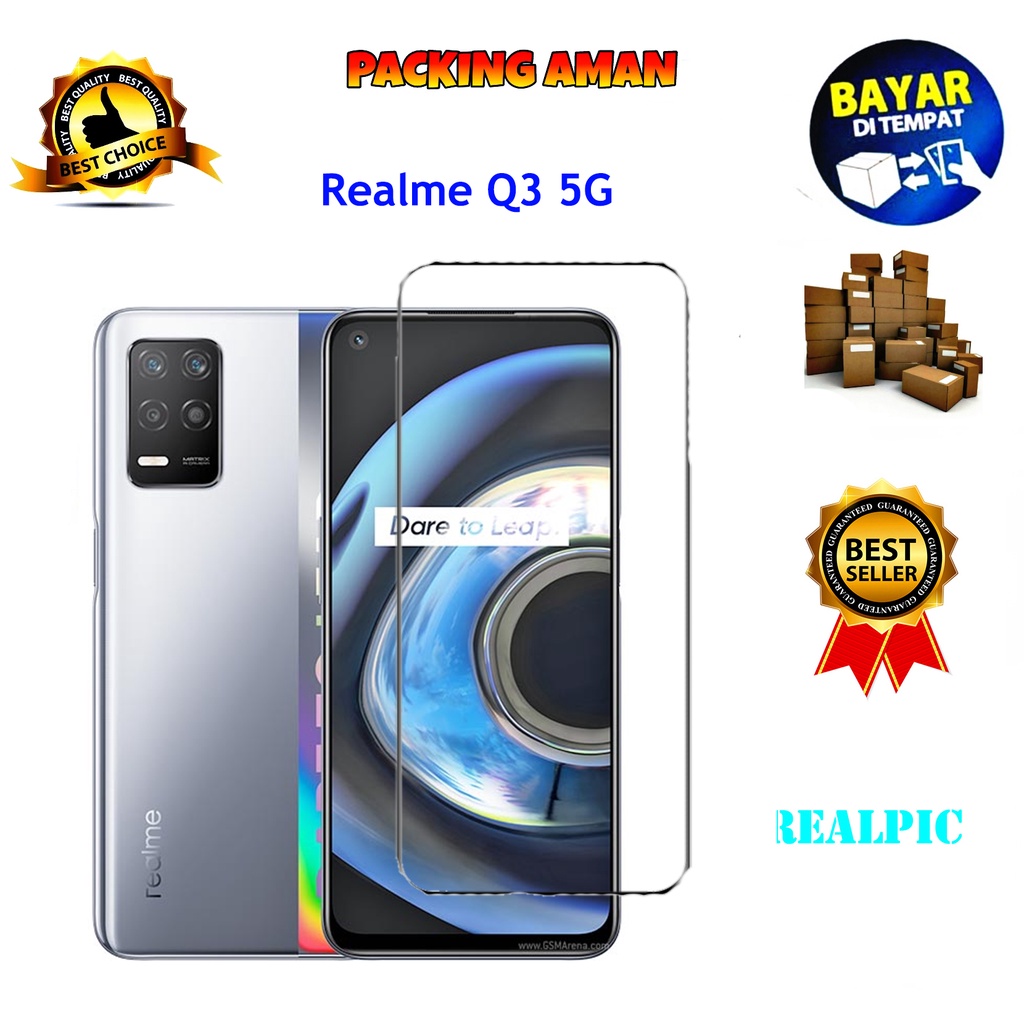 Tempered Glass Realme Q3 5G 2021 Screen Protector Anti Gores