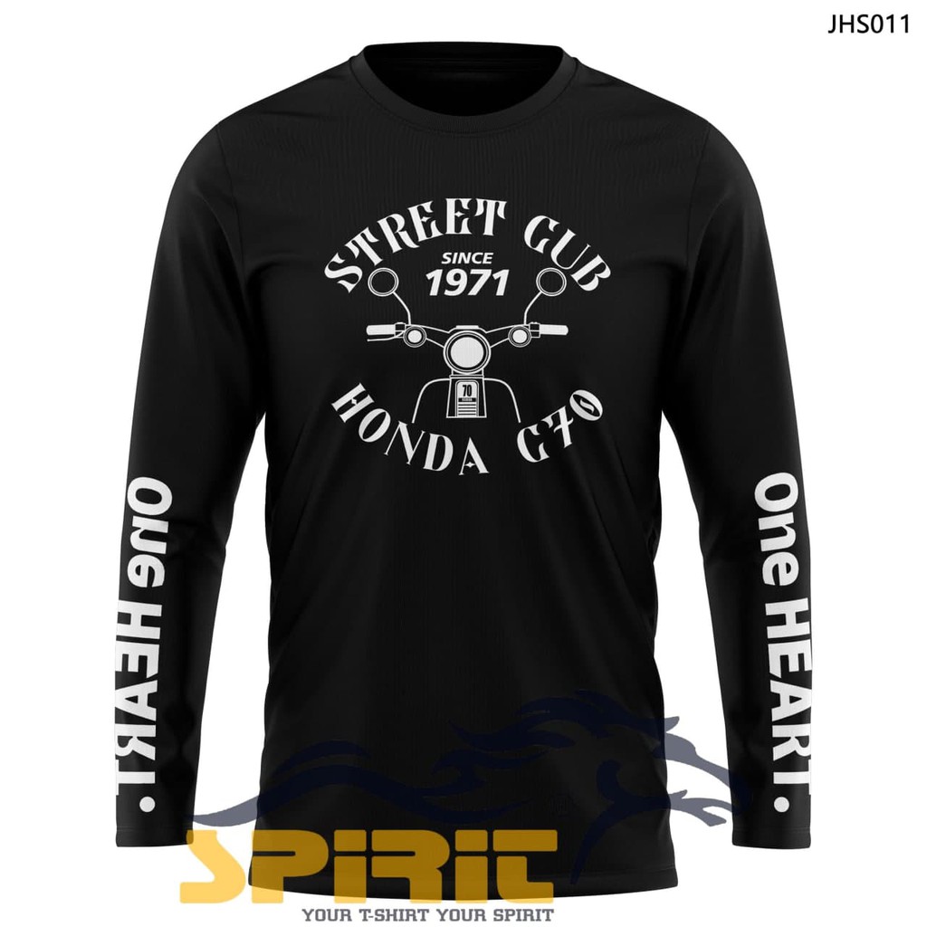 Baju Kaos Pria Honda C70 Street Cub Since 1971 One Headt Lengan Panjang