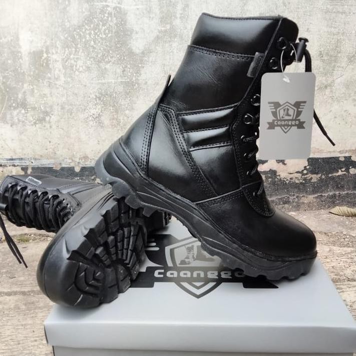 Hot Sell.. Sepatu Boots PDL TNI AD kulit asli Jatah lama Tactical Sepatu pdl TNI Sepatu pdl polri pd