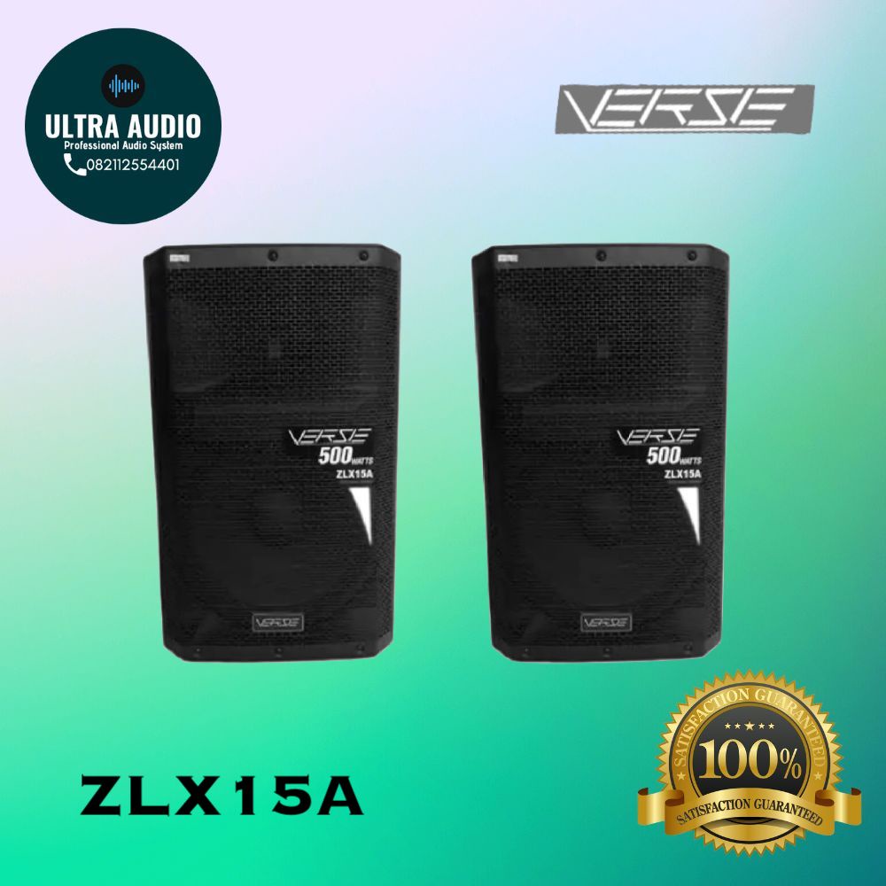 Verse ZLX 15A / ZLX-15A / ZLX15A 15" Speaker Aktif (Harga per Pair = 2 pcs) ORIGINAL