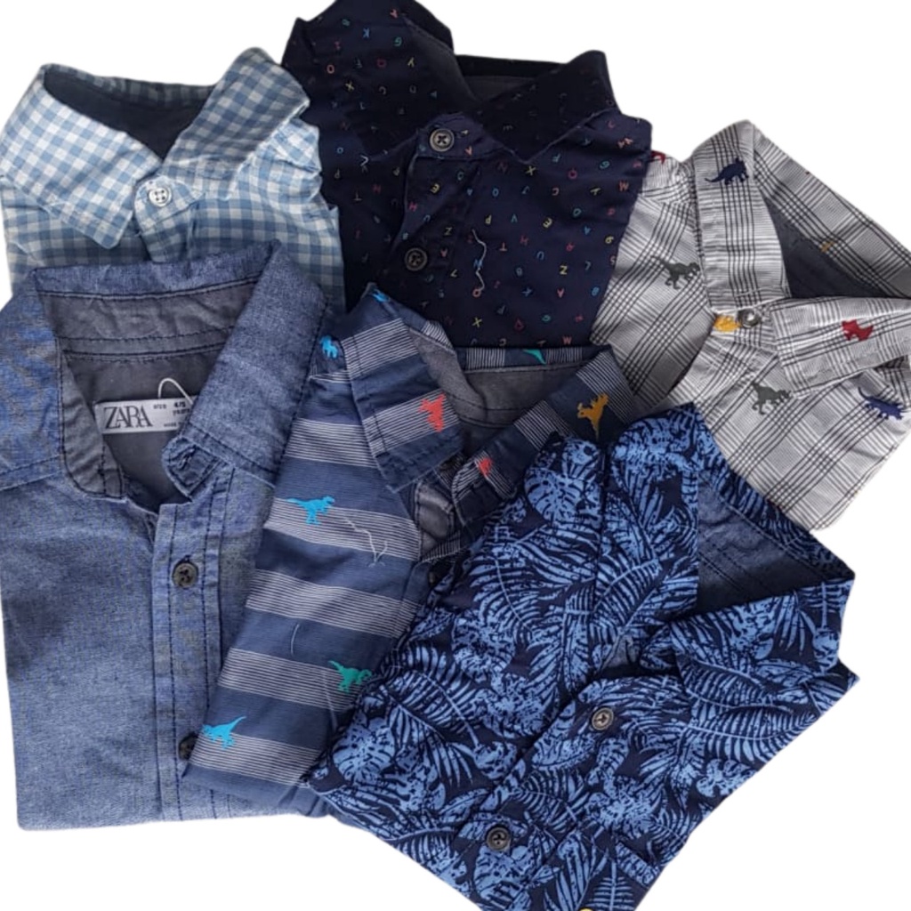 Zarra Kemeja Original Kemeja Anak Usia 1 sd 7 Tahun