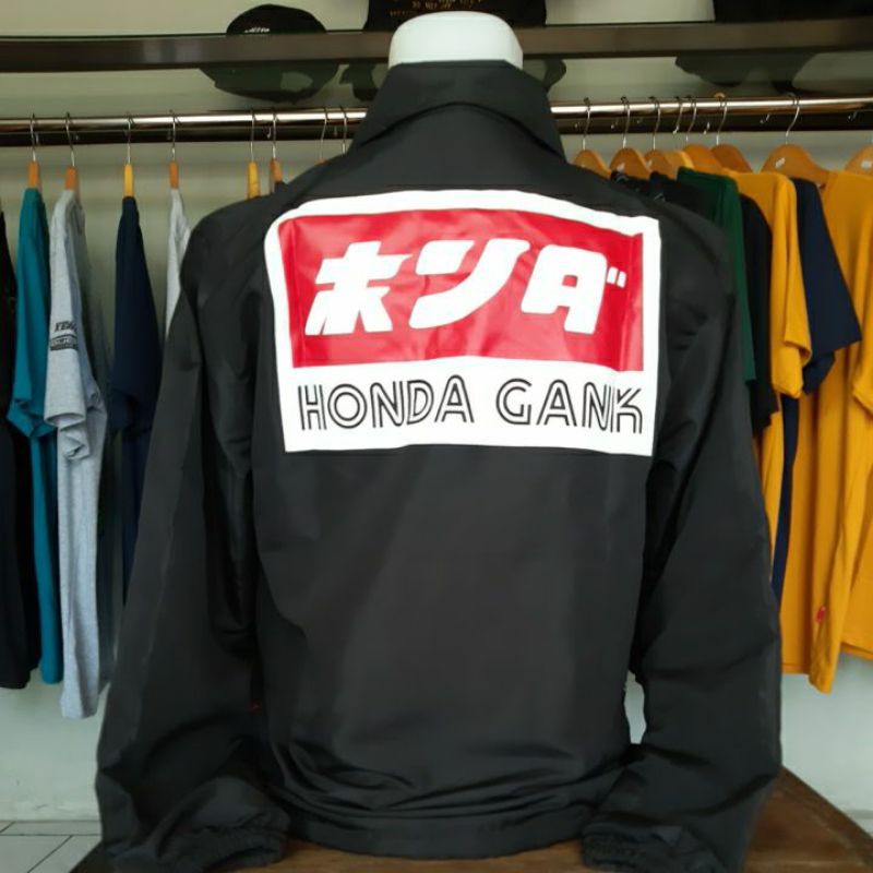 JAKET COACH  ORIGINAL PRIVATEER MERCH HONDA GANK HITAM