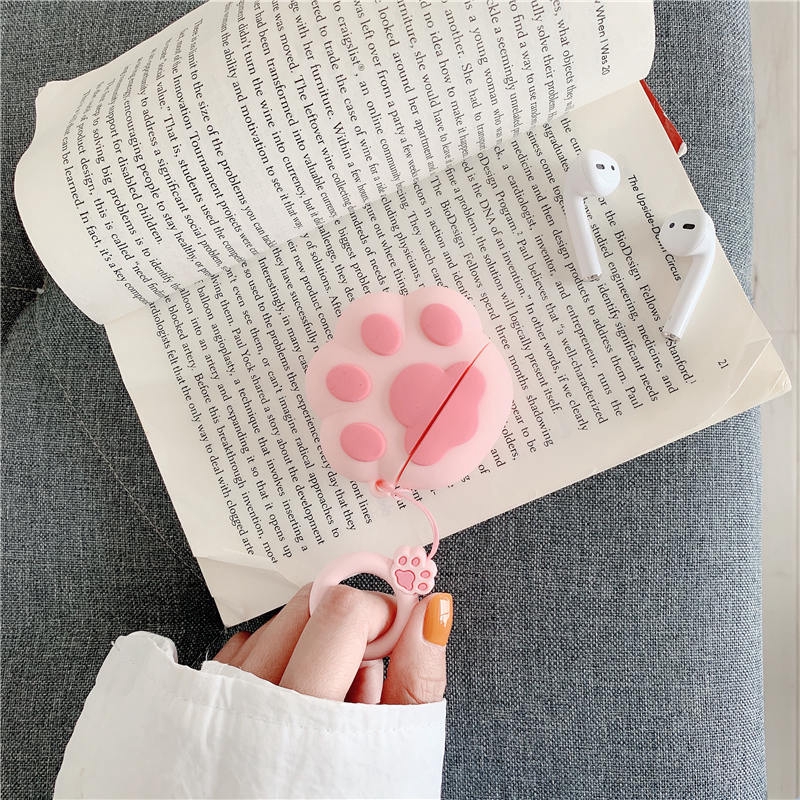 Casing Pelindung dengan Gambar Motif Telapak Kaki Kucing 3D untuk Smartphone