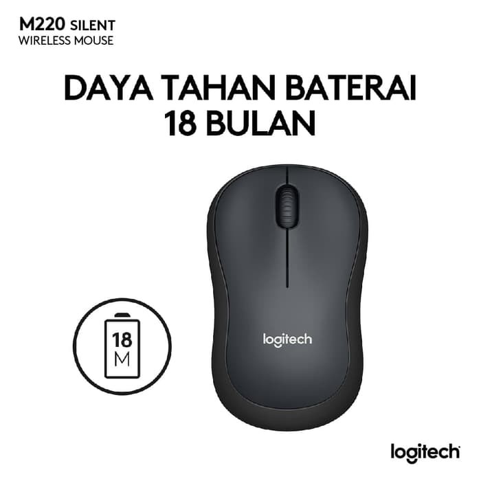 Logitech M220 Silent Wireless Mouse