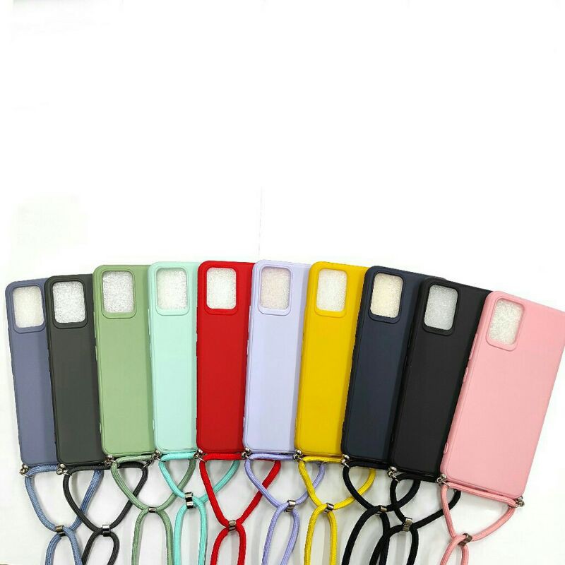 SoftCase Candy + Tali Lanyard Xiaomi Redmi Note 10 / Note 10 Pro