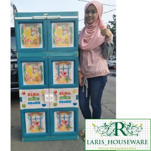 Lemari Plastik Lemari Pakaian Lemari Gantung AKAKO SESAME  Berkualitas