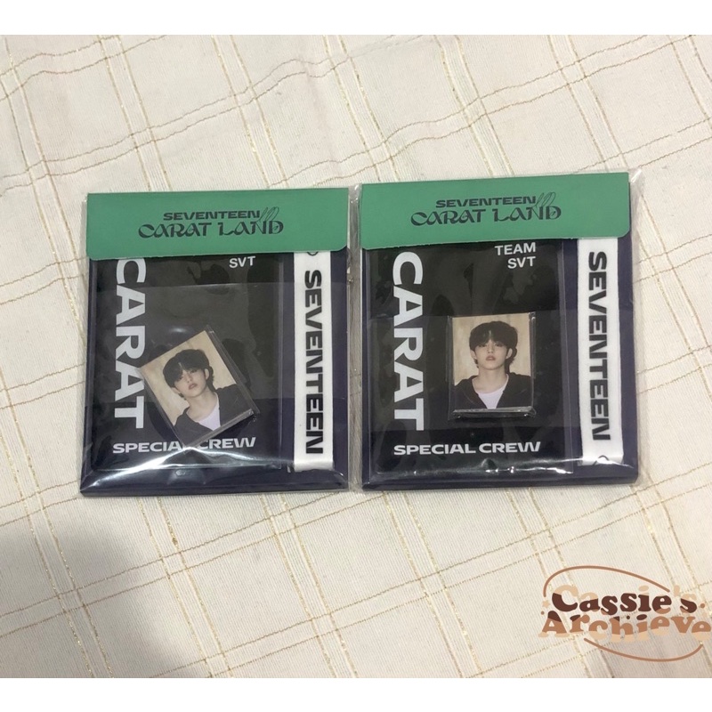 Seventeen MD Merch Merchandise 6 th 6th fanmeet fanmeeting caratland 2022 ID Card Set Lanyard Scoups