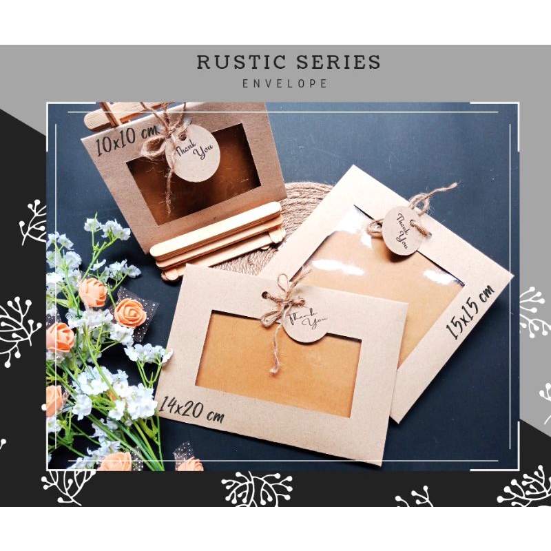 

Envelope vintage || Amplop Rustic || Amplop coklat