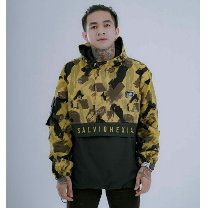 Jaket Cougle Fullprint Ganas Jaket Parasut Pria Jaket Outdoor Salviohexia