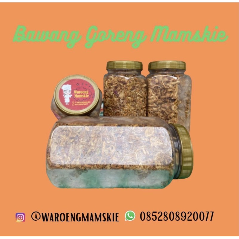 

BAWANG GORENG MAMSKIE GURIH TANPA BAHAN PENGAWET