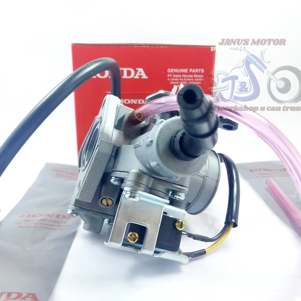 KARBURATOR SUPRA 125 KARISMA KUALITAS ORIGINAL HONDA PRESISI TIDAK BANJIR LANGSAM STABIL MUDAH PEMASANGAN ORI ASLI ORISINIL HGP AHM KARBU KARBULATOR CARBU CARBURETOR ASSY KHARISMA-5