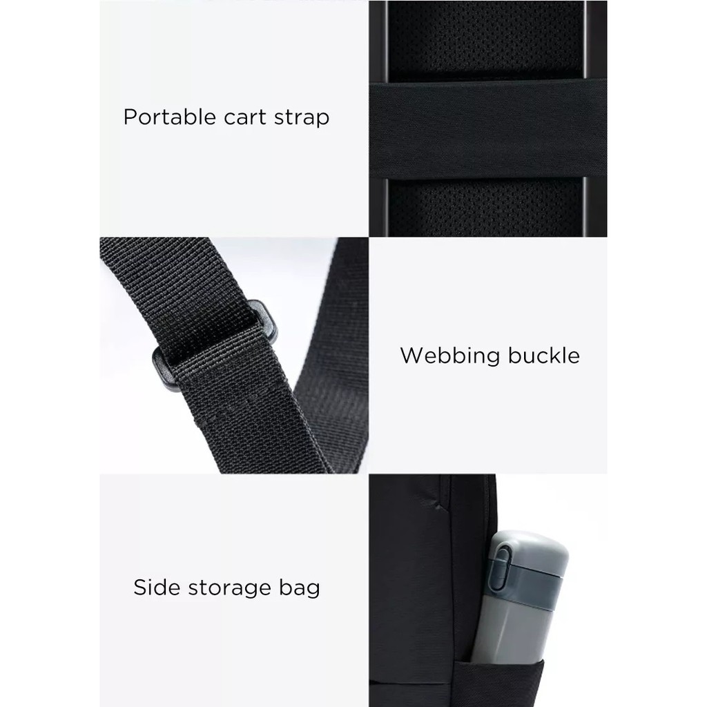 XIAOMI Mi Classic Business Backpack 2 - 18L Large Capacity - JDSW02RM - Tas Ransel Xiaomi Waterproof