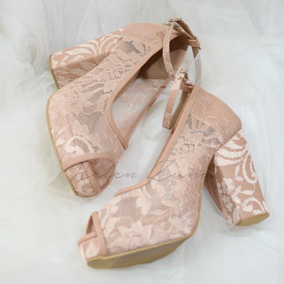 Wedding shoes / Sepatu pengantin / Sepatu pesta alexa / Wedding heels