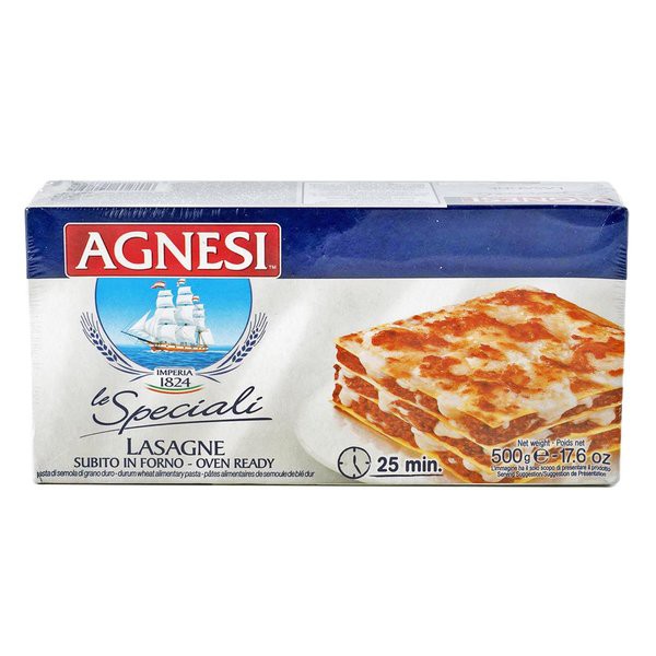 

AGNESI Pasta Lasagne 500gr