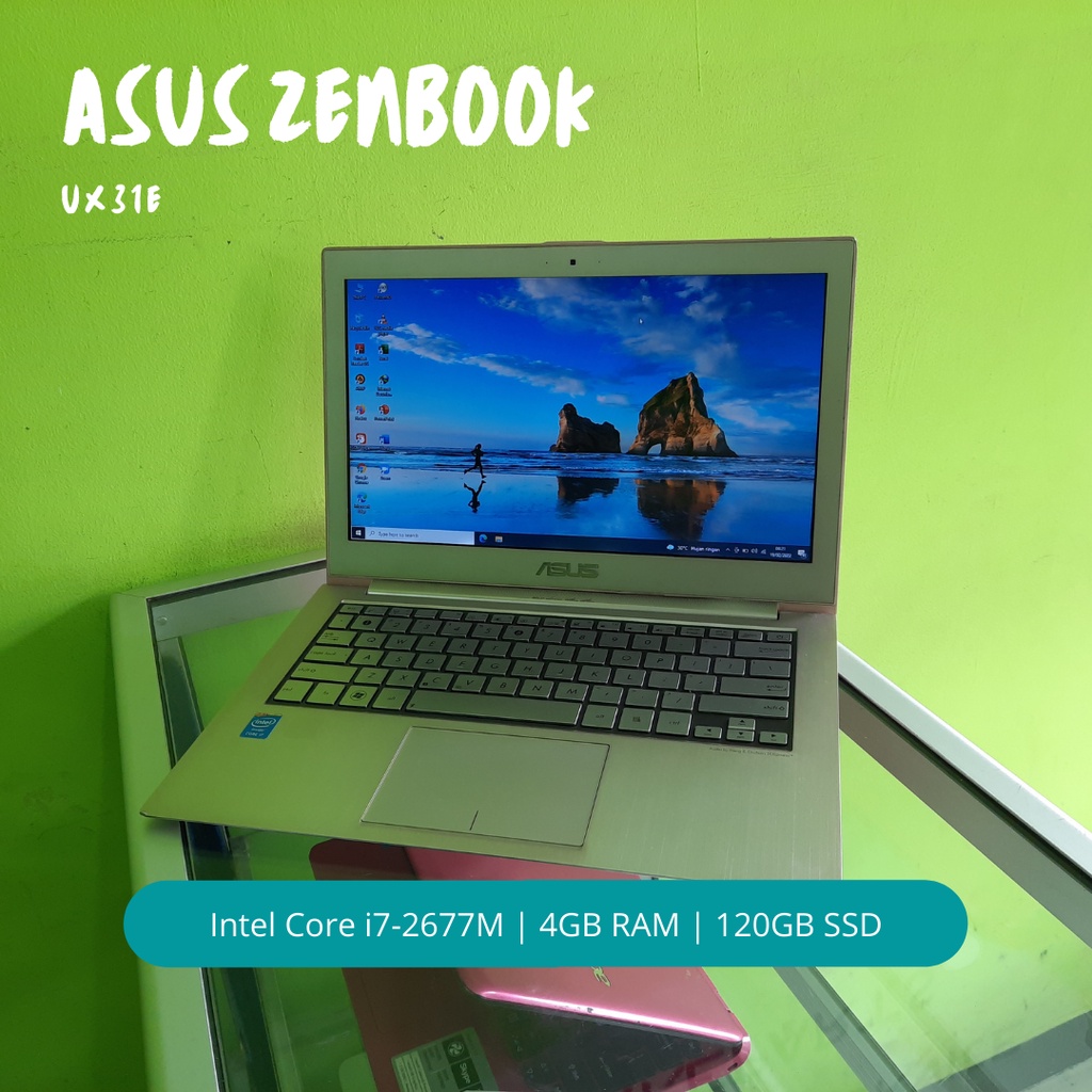 Jual Laptop Asus Zenbook Ux31e 13 Inch Intel Core I7 Ssd Shopee Indonesia