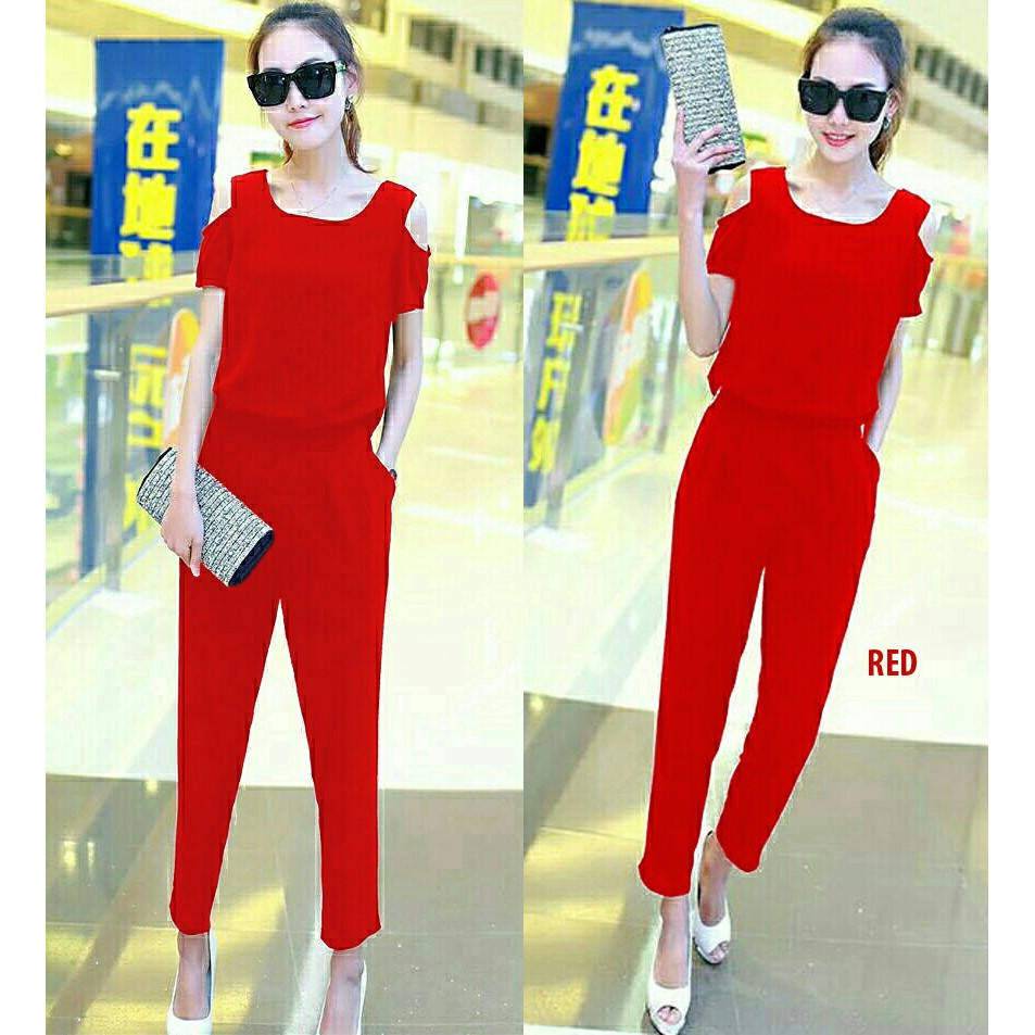 QFS JAMSUIT ELIZA / NAVY / HITAM / MERAH