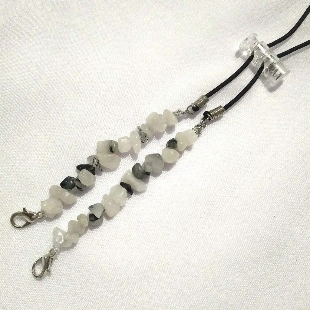 Strap Masker Konektor 2 in 1 Tali Batu Pecah / Kalung Masker 2 in 1