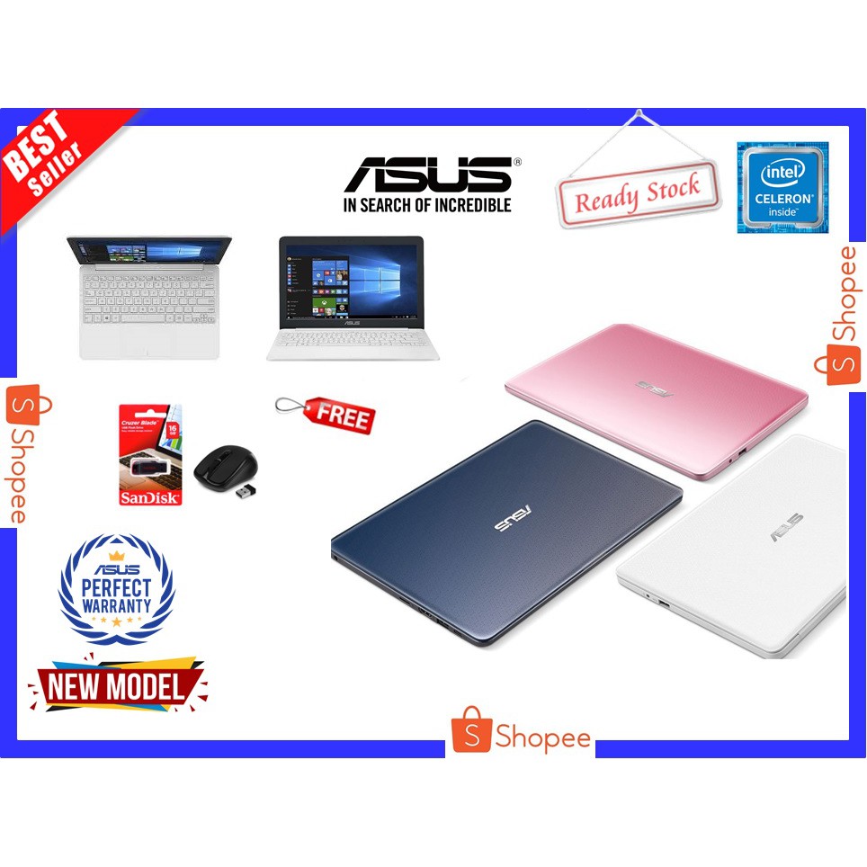 Asus VivoBook E203Mah/Nah Ram 2GB HDD 500GB Windows 10 Original-2