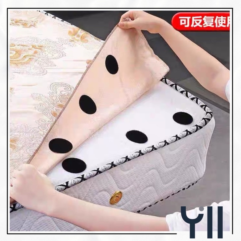 

YII - Velcro Tempelan Anti Slip Double Tape Perekat Penahan Sprei Bantal Keset Anti Geser