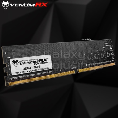 MEMORY RAM LONGDIMM VENOM RX DDR4 4GB PC 2666MHZ