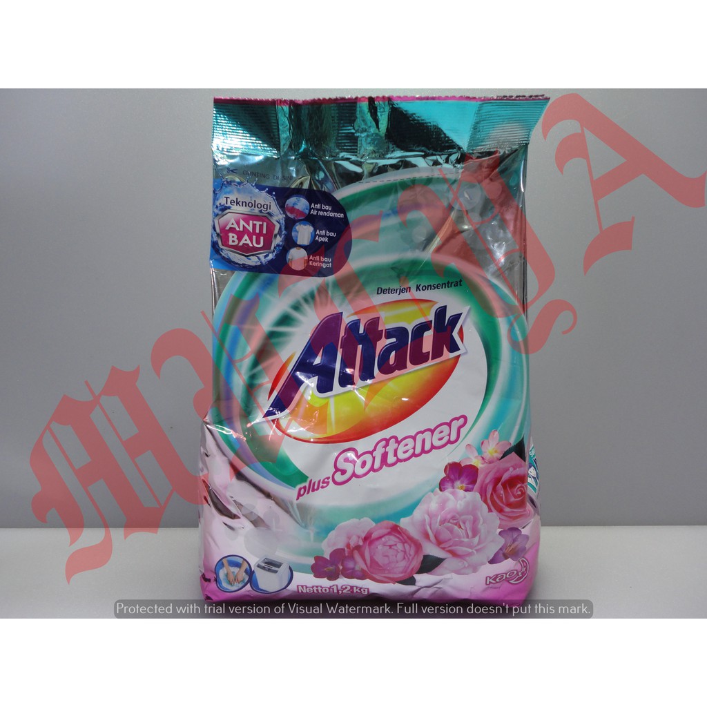 

ATTACK plus softener powder detergent 1,2 kg