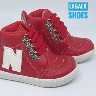  Flash Sale 3 3 7 Sepatu  Anak  Cowok Cewek Boots  Merah  