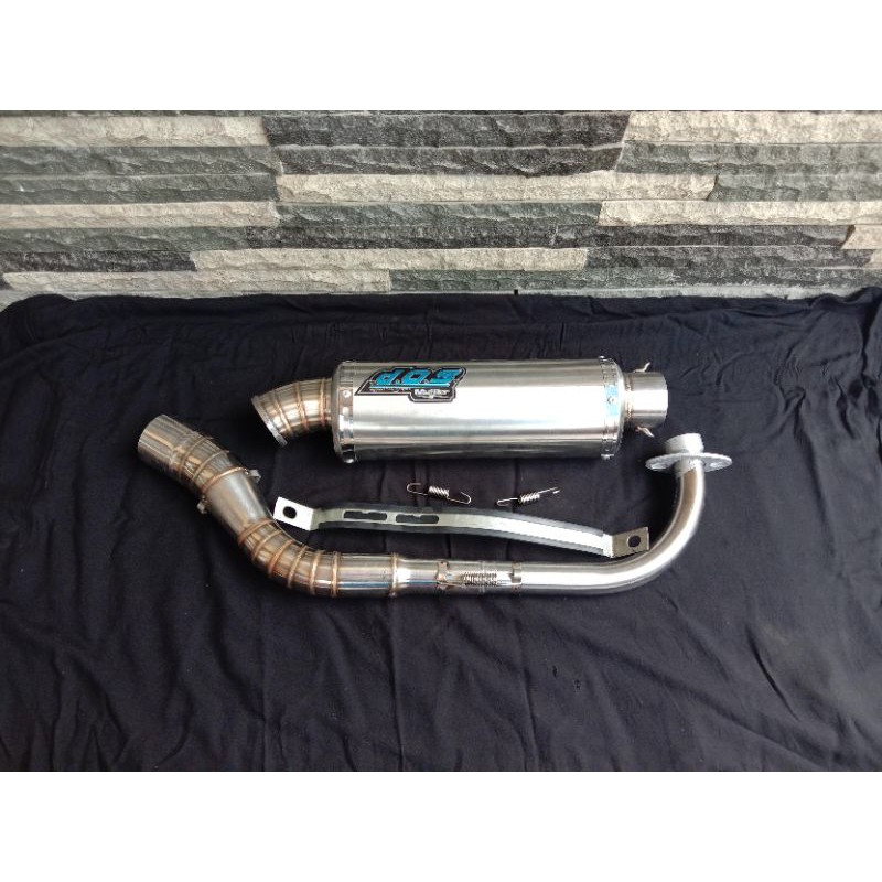 KNALPOT DOS RACING BEAT FI KARBU SCOOPY VARIO 110