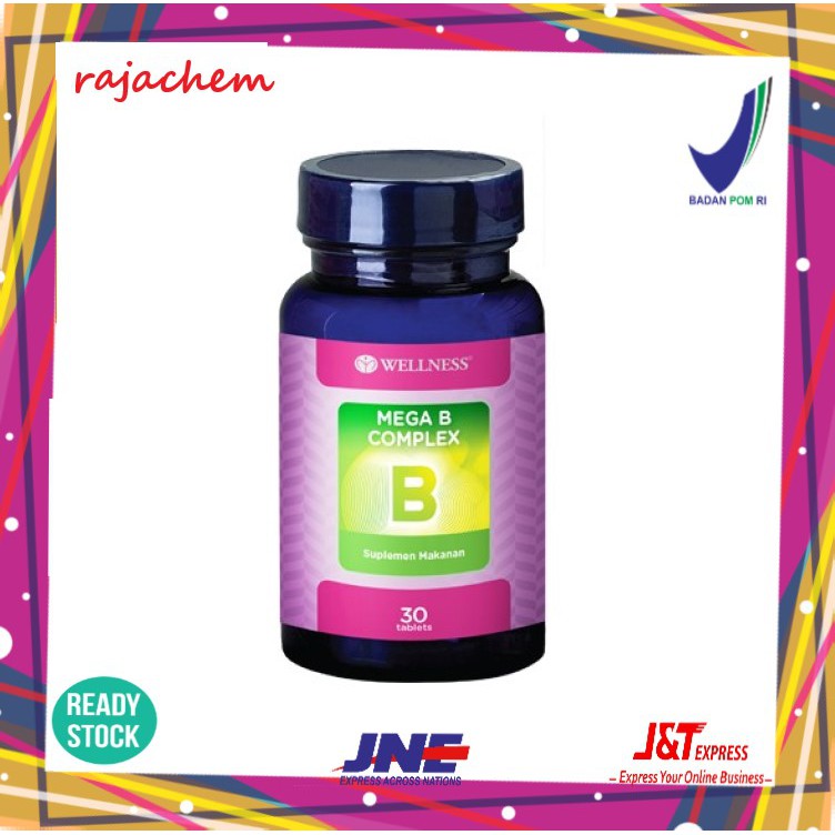 Wellness Mega B Complex isi 30 Tablet BPOM