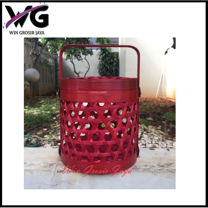 Keranjang Bambu / Keranjang Anyam Imlek Hampers Bambu