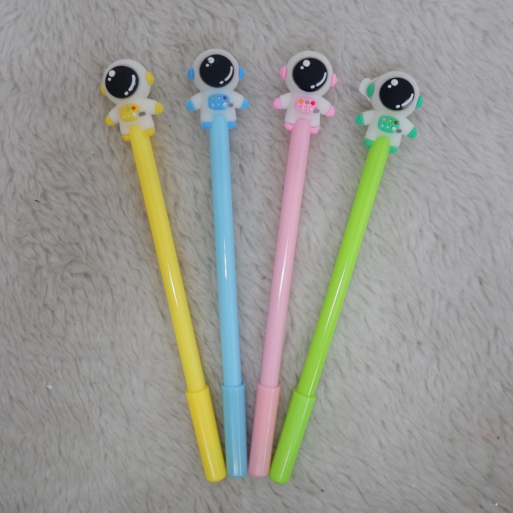 

GEL PEN #41155 Pulpen Gel Glitter Bahan Rubber Karakter