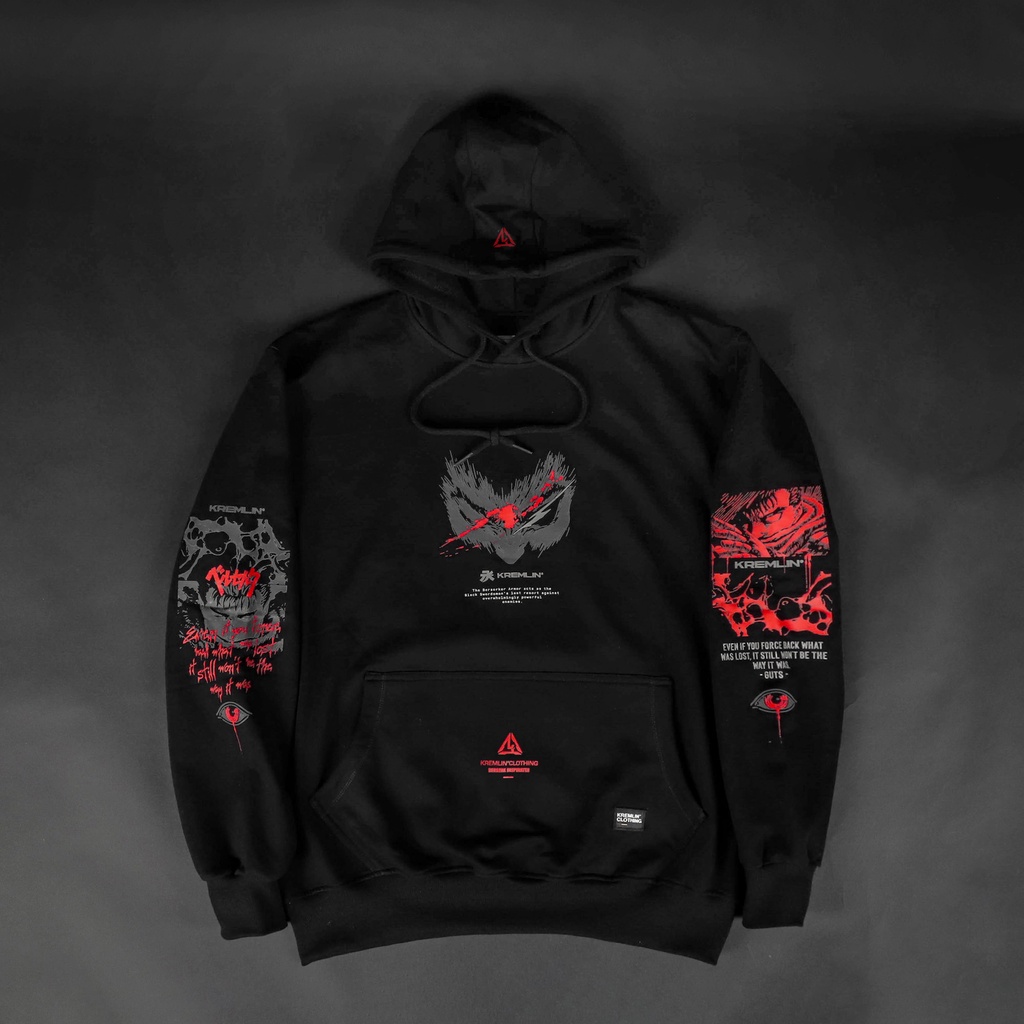 KREMLIN Pullover Hoodie Anime - Berserker